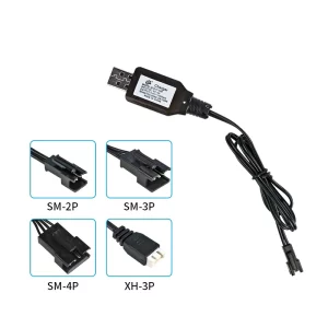 Buy 74V 37V X2 Charger SM2P 3P SM4P Reverse XH3P 4P Liion Battery Electric RC Toys Car Boat USB Cable Power Wheel in Ghana.