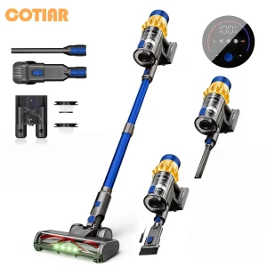 Buy COTIAR V22 55KPa 650W Cordless Handheld Vacuum Cleaner Powerful 4 in 1 Multi Scene Use LED Display for Various Heighs in Ghana.