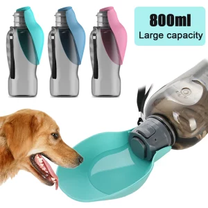 Buy Portable Dog Water Bottle For Small Large Dogs Outdoor Walking Puppy Drinking Bowl Cat Drinker Labrodor Yorkshire Pet Supplies in Ghana.