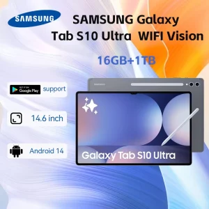 Buy SAMSUNG Galaxy Tab S10 Ultra 1TB Tablet With S Pen 14,6 Inch 16GB/1TB Wi-Fi Vision X920NZAICHN with 8 cores and 11200 battery in Ghana.