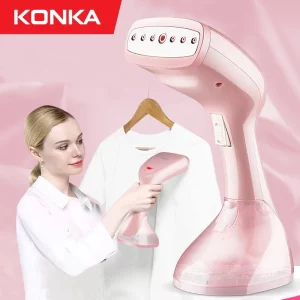 Buy Handheld Garment Steamer 1500W Household Pink Fabric Fast-Heat Steam Iron Mini Portable Vertical Fast-Heat For Clothes Ironing in Ghana.