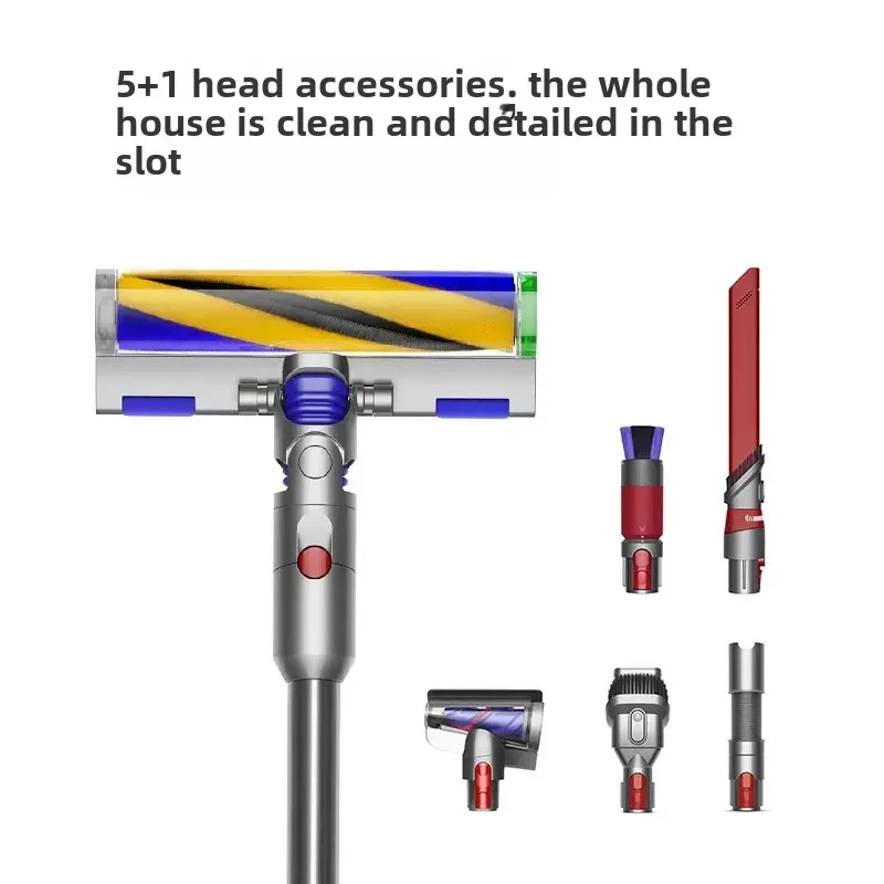 Buy 【24 Years New】Dyson V12 Fluffy Lightweight Wireless Vacuum Cleaner, Household Mite Removal, High Suction Power in Ghana.
